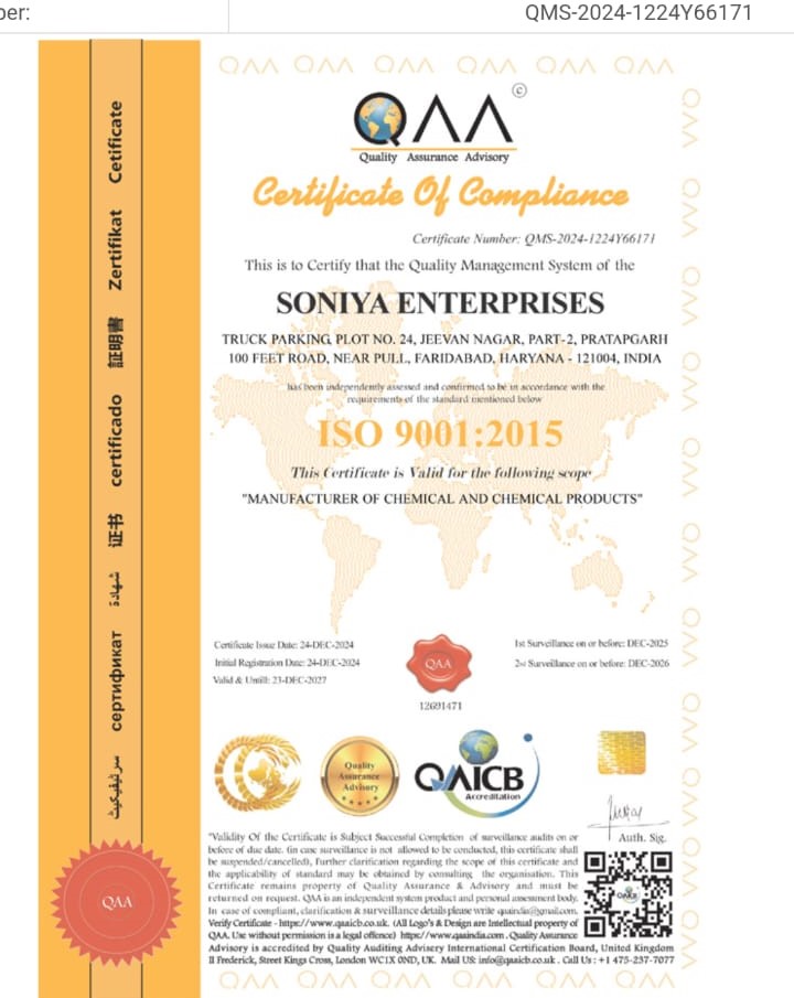 ISO 9001:2015 Certificate